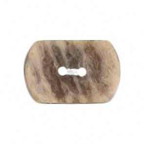 Size 17mm, 2 Hole, Wood Effect, Brown, Pack of 3