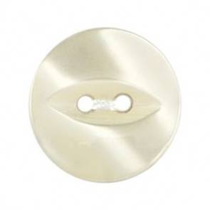 Size 16mm, 2 Hole, Pearl Effect, Pearl Cream, Pack of 5