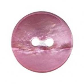 Size 12mm, 2 Hole, Shell Effect, Pearl Pink, Pack of 4