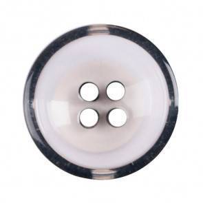 Size 17mm, 4 Hole, Clear/Black, Pack of 3
