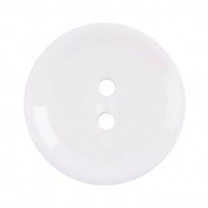 Size 15mm, 2 Hole, White, Pack of 5