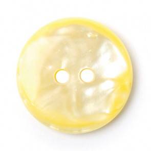 Size 19mm, 2 Hole, Shell Effect, Pearl Yellow, Pack of 4