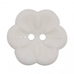 Size 22mm, 2 Hole, White, Pack of 2