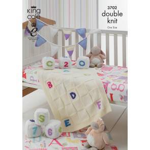 Blocks, Bunting and Blanket in King Cole Comfort Baby DK (3702)