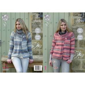 Jackets in King Cole Drifter Chunky (4597)