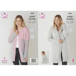Jackets in King Cole Timeless Classic Super Chunky (5665)
