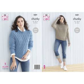Sweaters in King Cole Subtle Drifter Chunky (5681)