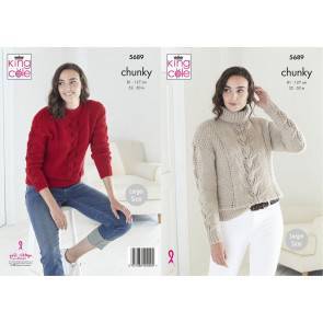 Sweaters in King Cole Ultra Soft Chunky (5689)