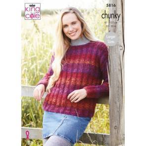Sweater and Tunic in King Cole Autumn Chunky (5816)