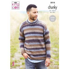 Sweaters in King Cole Autumn Chunky (5818)