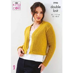 Jacket and Top in King Cole Glitz DK (5946)