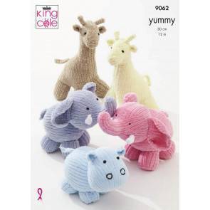 Animal Toys in King Cole Yummy (9062)
