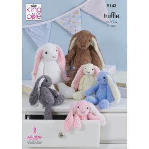 Rabbits in King Cole Truffle (9143)