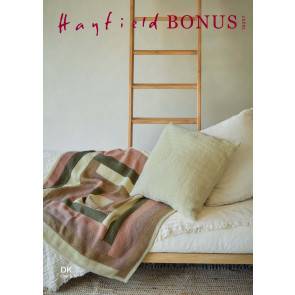 Blanket and Cushion in Hayfield Bonus DK (10257)