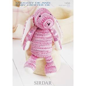 Bunny in Sirdar Snuggly DK and Snuggly Baby Crofter DK (1456)
