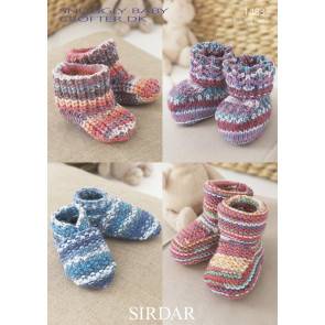 Bootes, Shoes and Boots in Sirdar Snuggly Baby Crofter DK (1483)