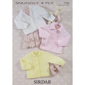 Cardigans in Sirdar Snuggly 4 Ply (1750)