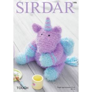 Toy Unicorn in Sirdar Touch (2486)