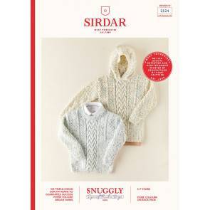 Sweaters in Sirdar Supersoft Aran Rainbow Drops (2524)