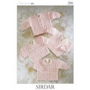 Cardigans in Sirdar Snuggly 4 Ply (3941)