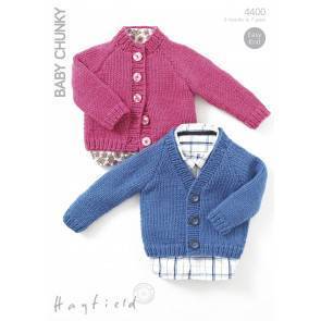 Cardigans in Hayfield Baby Chunky (4400)