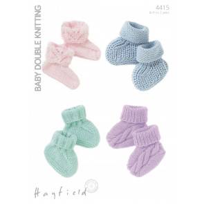 Bootees in Hayfield Baby Dk (4415)