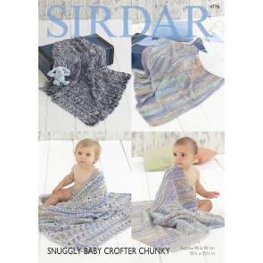 Blankets in Sirdar Snuggly Baby Crofter Chunky (4776)