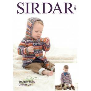 Jacket and Cardigan in Sirdar Snuggly Baby Crofter DK (5152)