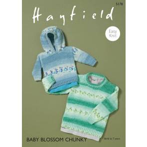 Sweaters in Hayfield Baby Blossom Chunky (5178)