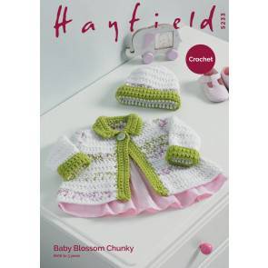 Jacket and Hat in Hayfield Baby Blossom Chunky and Hayfield Baby Chunky (5233)