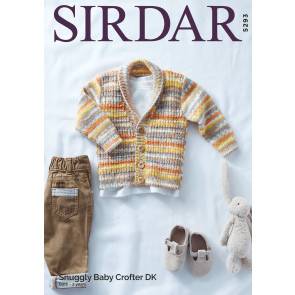 Cardigan in Sirdar Snuggly Baby Crofter DK (5293)