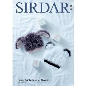 Hats in Sirdar Funky Fur and Country Classic (5338)
