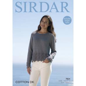 Sweater in Sirdar Cotton DK (7824)