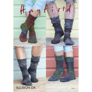 Socks in Hayfield Illusion DK (7935)