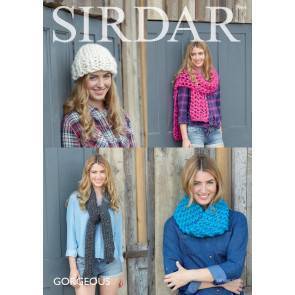 Snood, Hat and Scarves in Sirdar Gorgeous (7964)