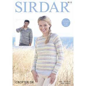 Sweaters in Sirdar Crofter DK (8113)
