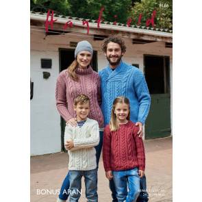 Sweaters in Hayfield Bonus Aran (8166)