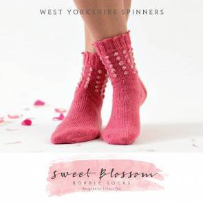 Sweet Blossom Socks in West Yorkshire Spinners Signature 4 Ply (DBP0039)