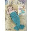 Mermaid Tail Snuggler in Sirdar Snuggly DK (4708)