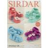 Sandals in Sirdar Snuggly DK (4752)