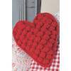 Heart Shaped Textured Cushion Crochet Pattern
