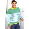 Striped Sweater Mens Knitting Pattern