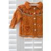 Baby Coat With Cable And Embroidery Knitting Pattern