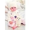 Baby Polar Bear Hat Knitting Pattern