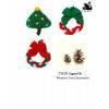 Miniature Tree Decorations in Cygnet DK (CY1271) - PDF - Print at Home