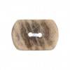 Milward Buttons - Size 17mm, 2 Hole, Wood Effect, Brown, Pack of 3