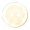 Milward Buttons - Size 13mm, 2 Hole, Pearl Cream, Pack of 6