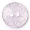 Milward Buttons - Size 17mm, 2 Hole, Sparkle Effect, Clear Pink, Pack of 3