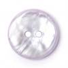 Milward Buttons - Size 19mm, 2 Hole, Pearl Effect, Pearl Purple, Pack of 4