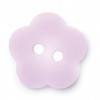 Milward Buttons - Size 15mm, 2 Holes, Pearl Pink, Pack of 4
